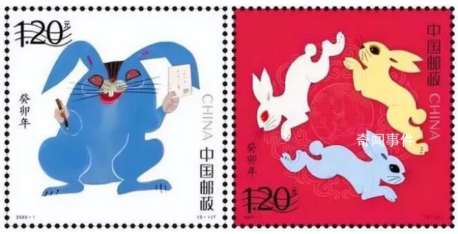兔年邮票现“蓝兔子”遭吐槽 想起了童年阴影
