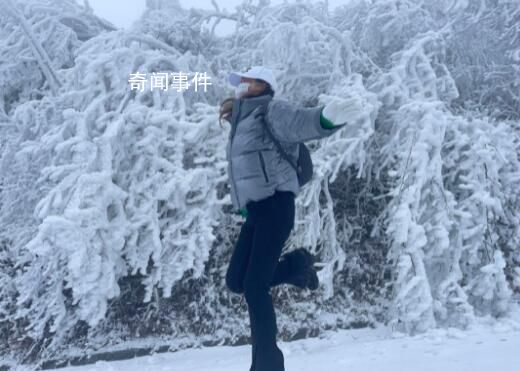 衡山看雾凇变大型溜冰现场 雾凇景观有望越来越美