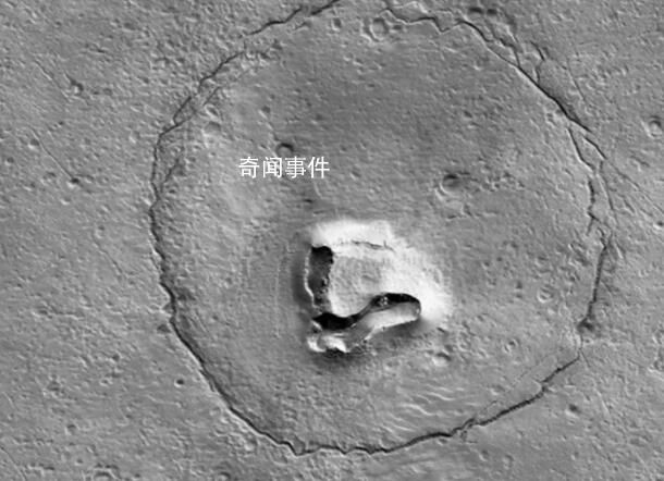 火星表面发现奇特地貌酷似熊脸 火星上的岩石可以反映出火星上的历史演变