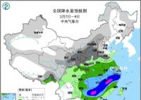 2023年来最强雨雪上线 影响将超20个省区市