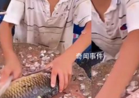 父亲去世母亲改嫁 11岁男孩街头卖鱼