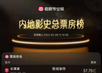 满江红成中国影史票房榜第8名 突破40亿
