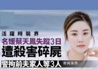 香港蔡天凤前夫 蔡天凤为什么被杀害