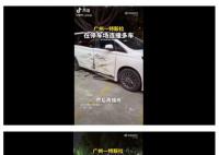 广州一特斯拉在停车场连撞多车 其中包含了保时捷等