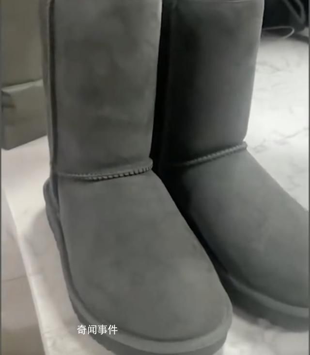 女子抹护手霜摸UGG靴子被要求买下 已向总部投诉并报警