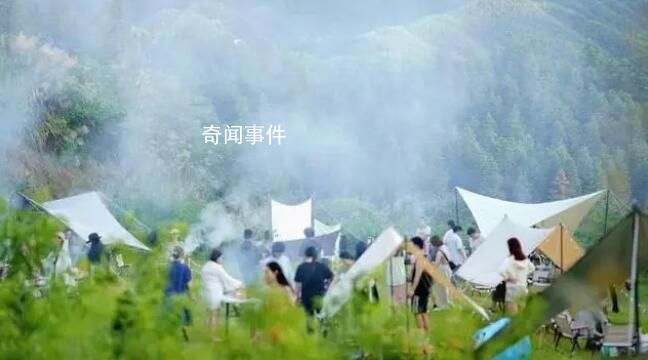 露营游爆发式回归 帐篷订满露营地火线招营长