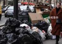 环卫工人持续罢工 巴黎遭垃圾围城