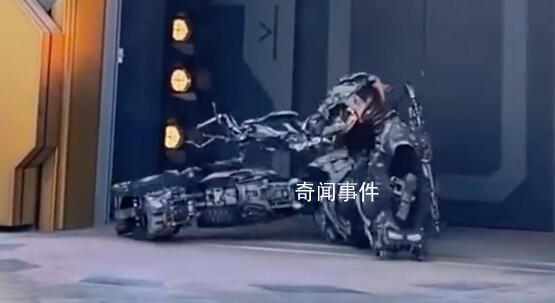 威震天在北京环球影城摔了一跤 是否受伤还需进一步了解情况