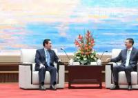 上海市委书记陈吉宁会见马英九 将不断深化沪台两地合作交流
