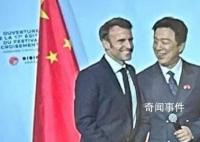 气氛热烈!马克龙与黄渤握手畅聊