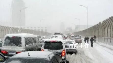 哈尔滨送走沙尘暴迎来四月雪 气温大幅下降