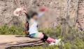 网红悬崖“试胆石”被砸断 为消除安全隐患