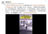 男孩用手电照商铺玻璃下一秒碎裂 不是监控都没人信
