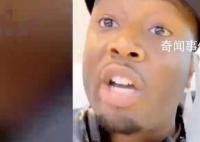 上海一外籍男子疑闹事骂人 警方介入