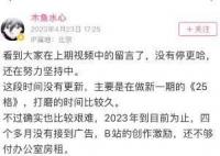 B站千万粉丝UP主回应停更传言 流量激励不够支付房租
