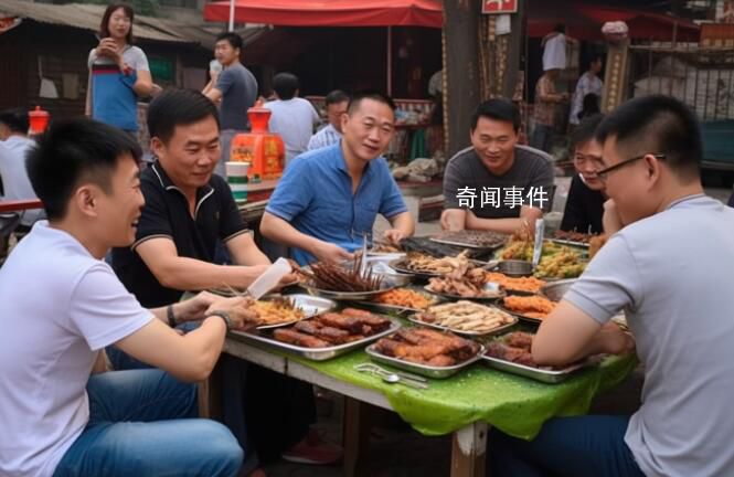 淄博烧烤老板从门洞露脸问人多不多 被客流量吓到不敢开门
