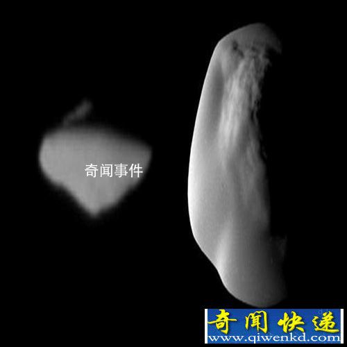 土星神秘UFO状卫星形成之谜 土卫十八是已知的土星卫星家族中最小的一颗