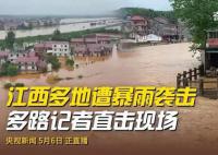 江西多地遭暴雨袭击 57县493个测站出现暴雨