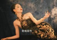 钟楚曦戛纳红毯东方美人 最引人注目的就是钟楚曦的中国风造型