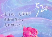 三行情书表白太甜了吧 520快收藏这份三行情书表白文案