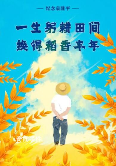 一粥一饭间怀念袁爷爷 袁隆平离世2周年