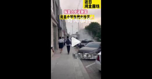 路过的小学生顺手把火灭了 点赞机智勇敢的小小少年