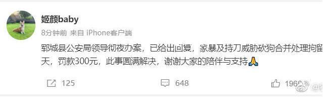 男子砍杀柯基威胁妻子 被拘12日
