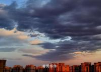 北京的云彩好似泼墨画 画面唯美治愈