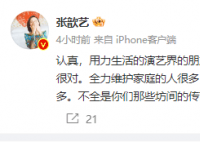 张歆艺:不是所有的艺人都是坏人