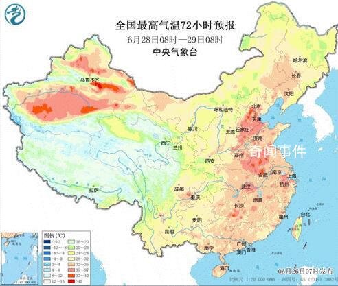 北方气温将高于南方四大火炉城市 本轮持续高温北方为何会热过南方