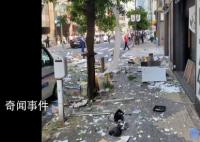 东京大楼爆炸瞬间 有人高喊快逃
