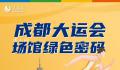 一图解读成都大运会场馆绿色密码