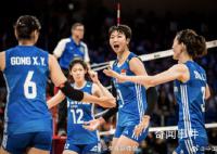 中国女排世界排名升至第三位 连升三级