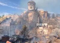 甘肃山丹大佛寺发生火灾 明火已扑灭未造成人员伤亡