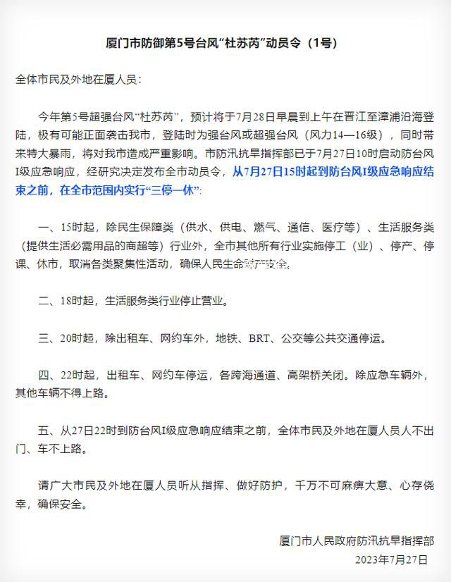 杜苏芮逼近 厦门市民狂囤泡面和水
