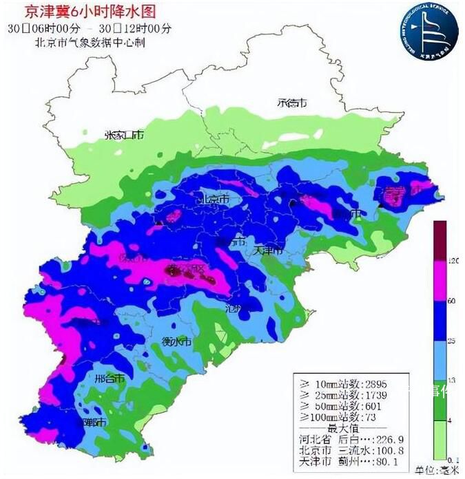 雄安6小时雨量已破百毫米 累计量可能超过7·21