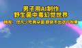 网友用AI还原吃菌子中毒后的世界 网友：但凡少吃两朵菌都做不出这个效果