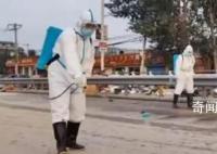 涿州洪水退去街头开始消杀 建议居民尽量减少外出