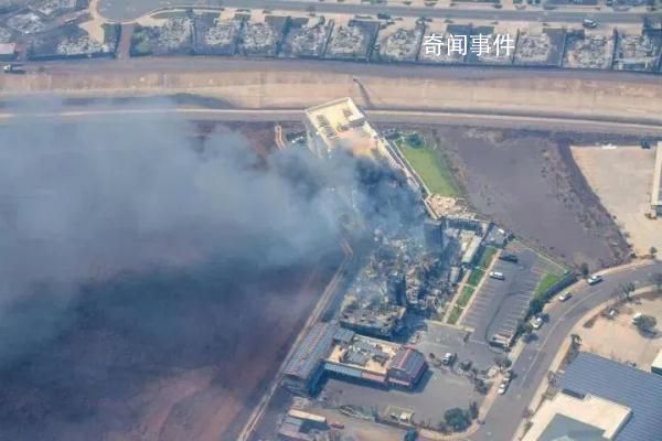 夏威夷多地野火蔓延 民众跳海避难