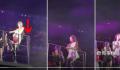 Jennie演唱会扶栏杆差点摔下去 实在是太危险了