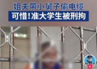 准大学生偷电缆被刑拘 两人已被刑事拘留
