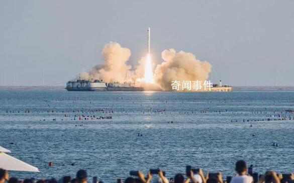 中国民营火箭首次海上发射成功 将天启星座21星-24星共4颗卫星顺利送入预定轨道