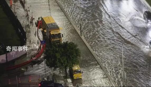 暴雨后广深多路段出现内涝 龙岗所有应急避难场所开放