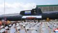 朝鲜首艘核攻击潜艇下水 金正恩鼓掌
