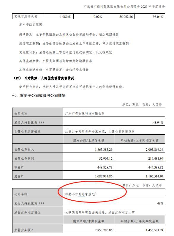 500强集团把子公司写成“住哥哥家”