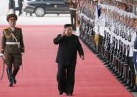 现场画面!金正恩乘专列出访俄罗斯