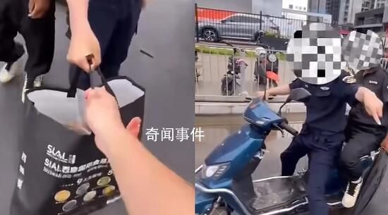 深圳保安夺走商贩盒饭甩在地上 网友炸锅：保安变警察了吗