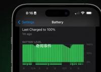 iPhone 15支持显示电池循环次数