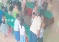 “老师今天一天都没打我真开心”