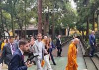 叙利亚总统夫妇参观灵隐寺 并将出席开幕式